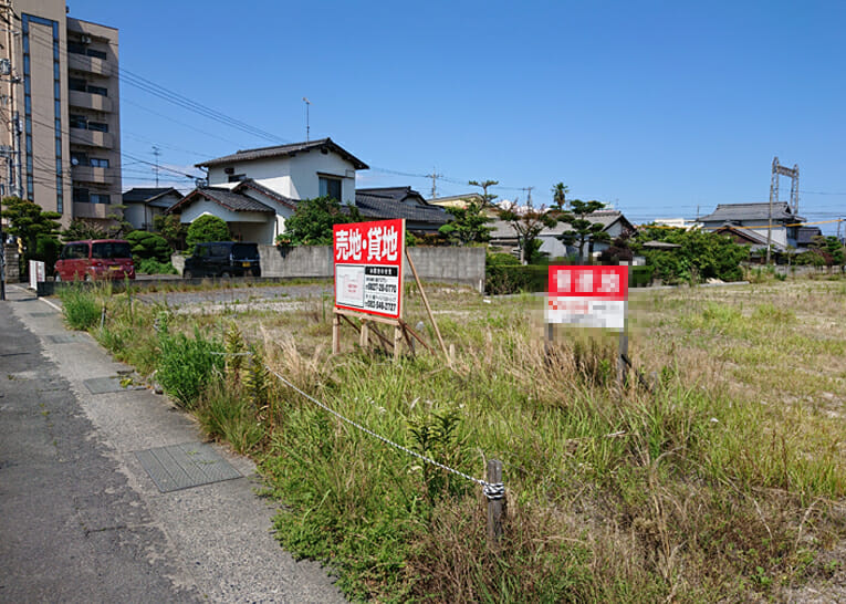 UFS 様　空き地看板　スライド